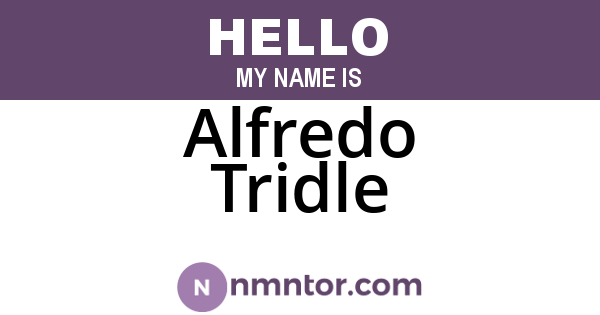 Alfredo Tridle
