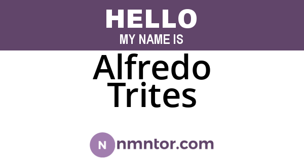 Alfredo Trites