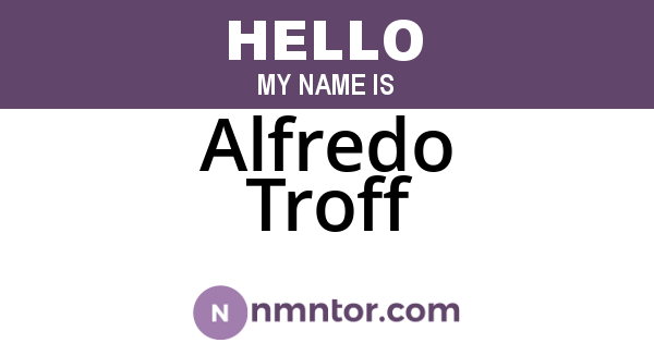Alfredo Troff