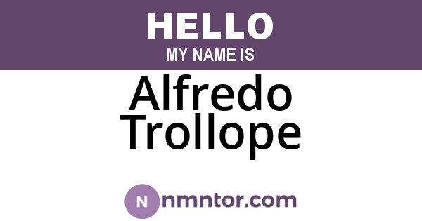 Alfredo Trollope
