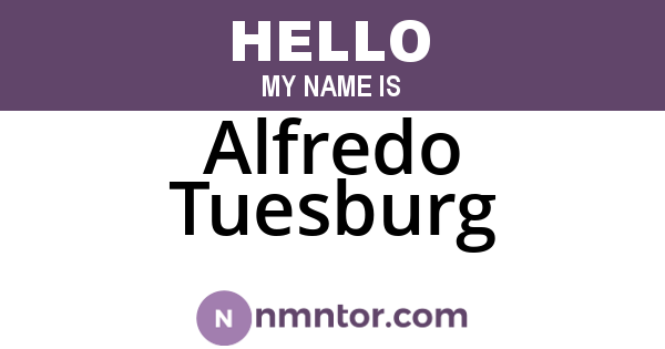 Alfredo Tuesburg