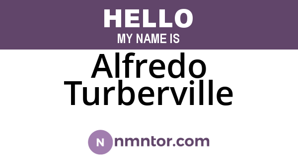 Alfredo Turberville