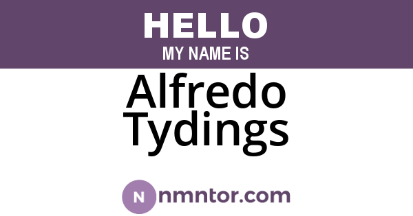 Alfredo Tydings