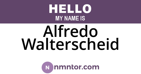 Alfredo Walterscheid