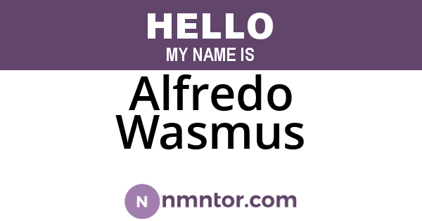 Alfredo Wasmus