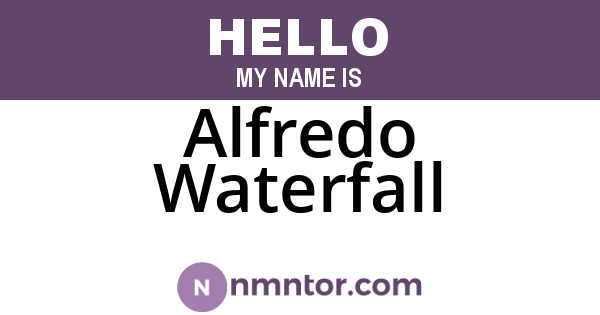 Alfredo Waterfall