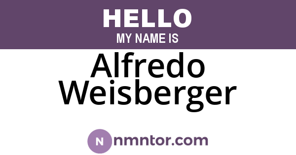 Alfredo Weisberger