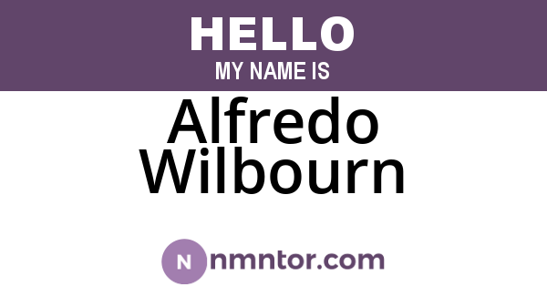 Alfredo Wilbourn