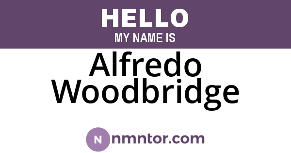 Alfredo Woodbridge