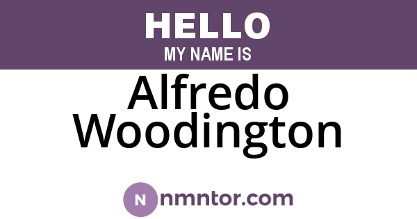 Alfredo Woodington