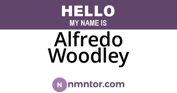 Alfredo Woodley