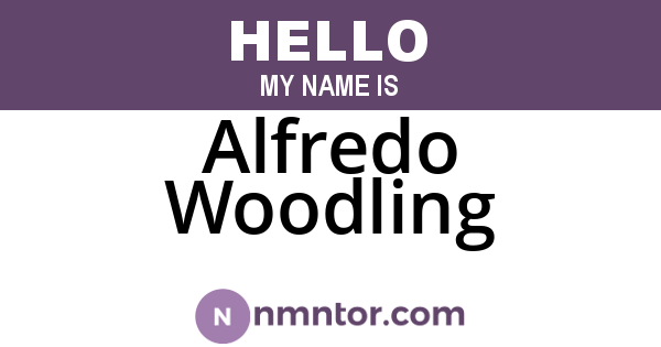 Alfredo Woodling