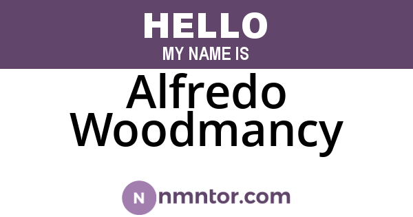 Alfredo Woodmancy
