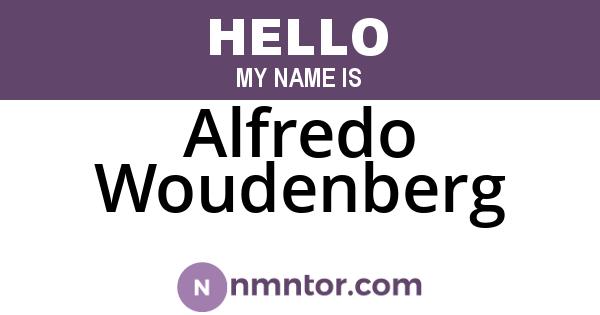 Alfredo Woudenberg