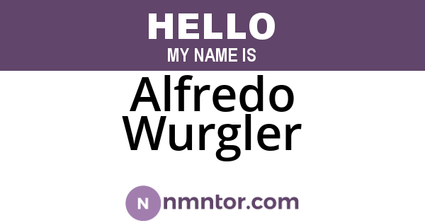 Alfredo Wurgler