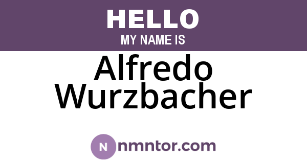 Alfredo Wurzbacher