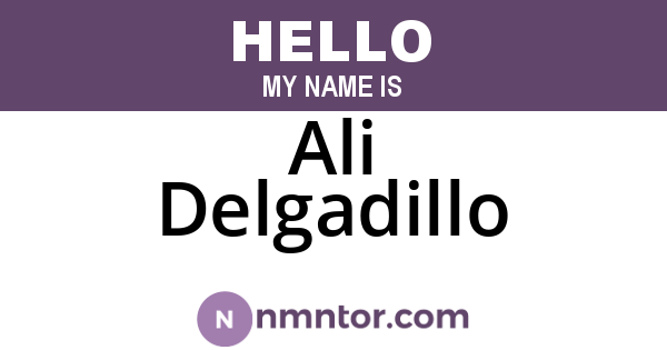Ali Delgadillo