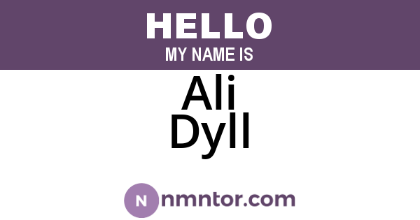 Ali Dyll