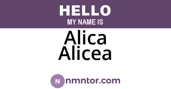 Alica Alicea