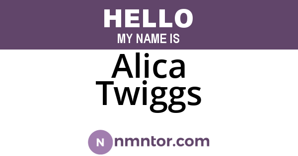 Alica Twiggs