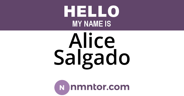 Alice Salgado