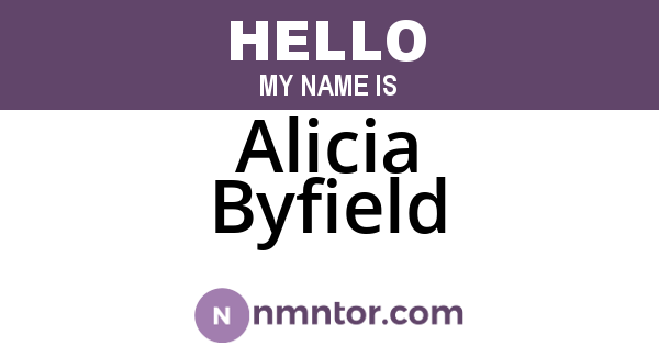 Alicia Byfield