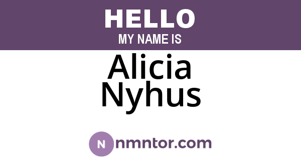 Alicia Nyhus
