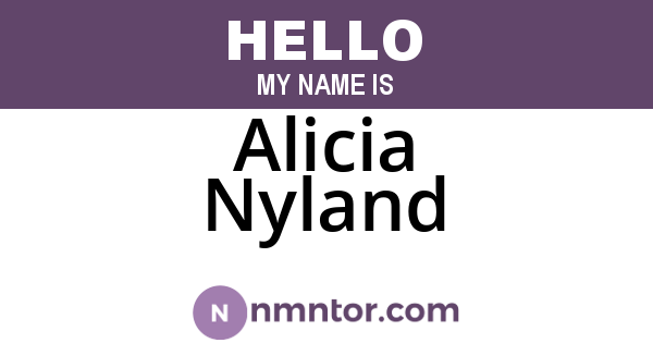 Alicia Nyland