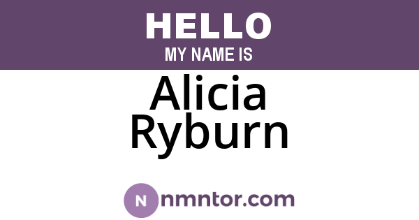 Alicia Ryburn