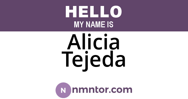 Alicia Tejeda