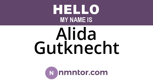Alida Gutknecht