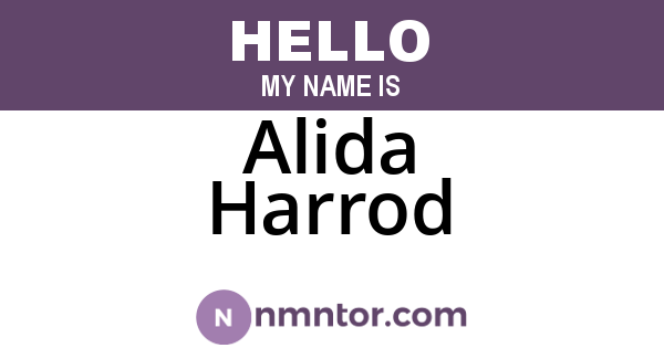 Alida Harrod