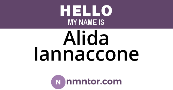 Alida Iannaccone