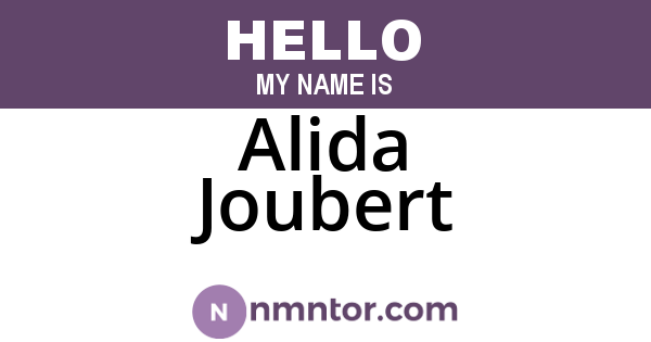 Alida Joubert