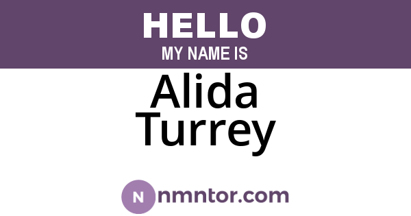 Alida Turrey