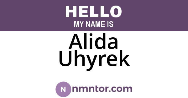 Alida Uhyrek