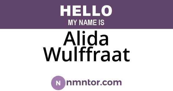 Alida Wulffraat