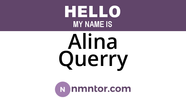 Alina Querry
