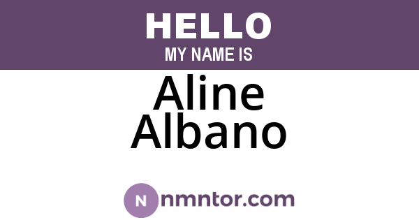 Aline Albano