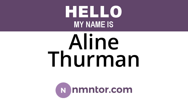Aline Thurman