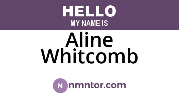 Aline Whitcomb