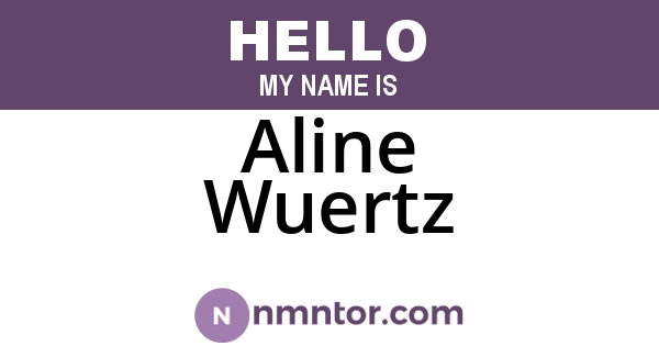 Aline Wuertz