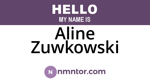 Aline Zuwkowski