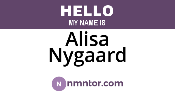 Alisa Nygaard