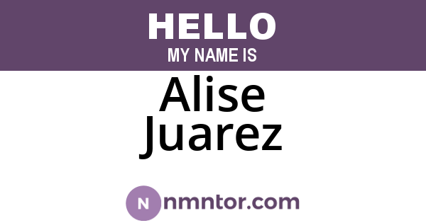 Alise Juarez