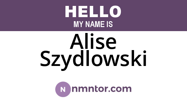 Alise Szydlowski