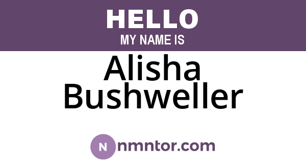 Alisha Bushweller