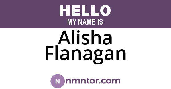 Alisha Flanagan