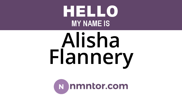 Alisha Flannery