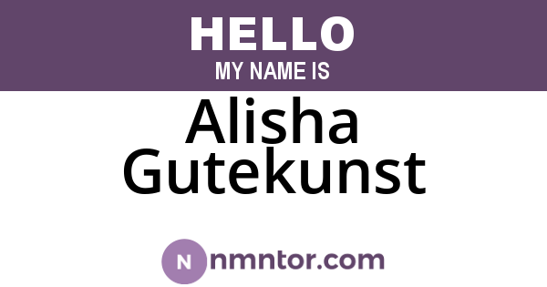 Alisha Gutekunst